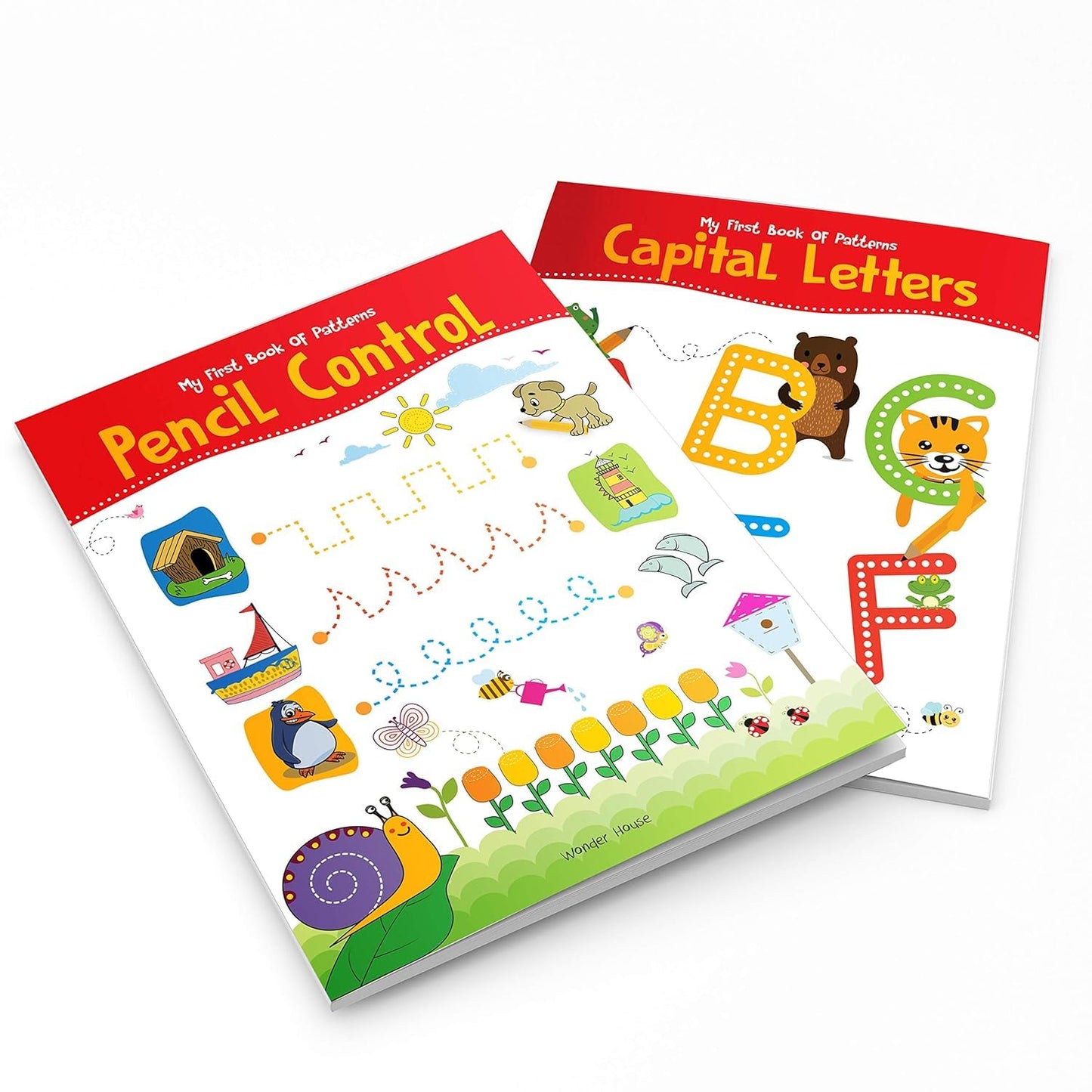 My First Super Boxset of Pencil Control and Patterns: Pack of 4 Interactive Activity Books to Practice Patterns, Numbers and Alphabet
