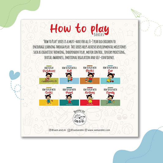 How to Play Series by Sam & Mi - Box Set of 8 Board Books for Kids