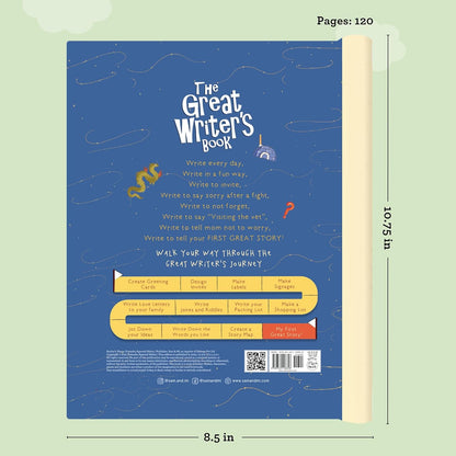 The Great Writer's Book for Kids -  Creative Activity Book for Budding Writers