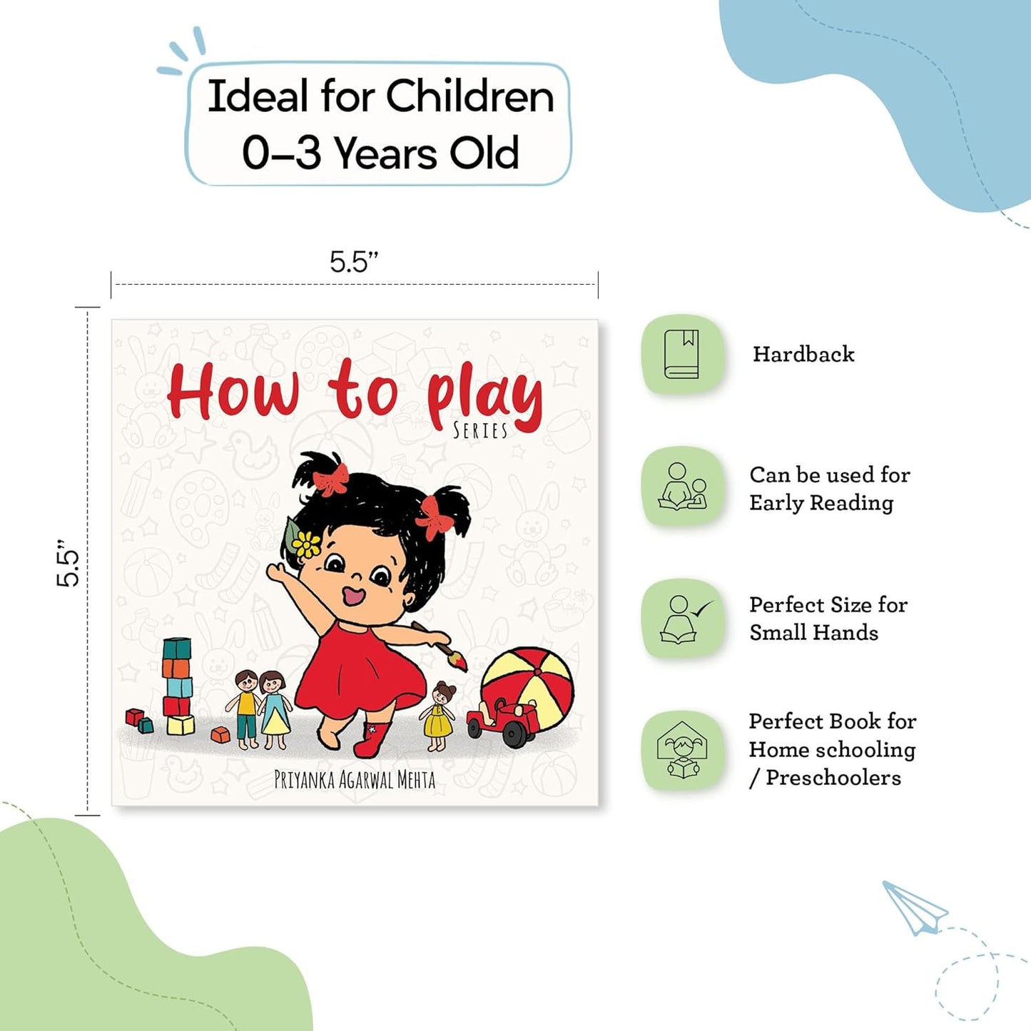 How to Play Series by Sam & Mi - Box Set of 8 Board Books for Kids