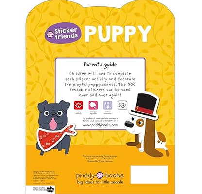 Sticker Friends: Puppy: 300 Reusable Stickers [Paperback] - Aaram Parents