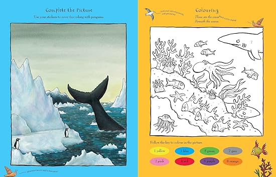 The Snail and the Whale Sticker Book - Aaram Parents