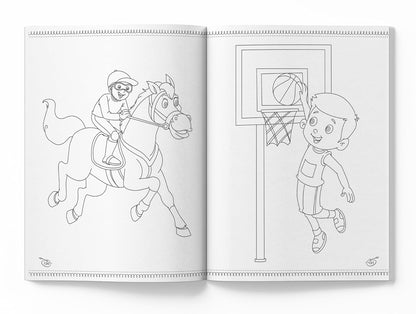 My First 365 Coloring Book: Jumbo Coloring Book For Kids (With Tear Out Sheets)