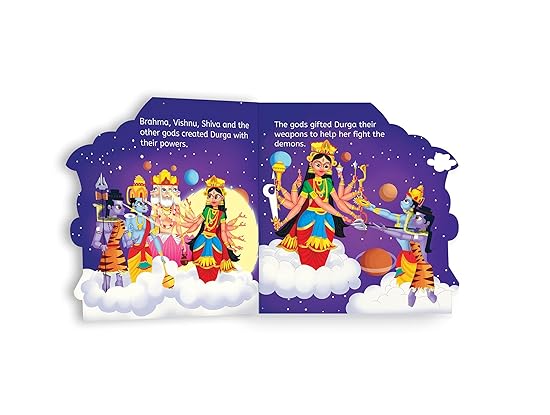 My First Shaped Board Book: Goddess Durga - Aaram Parents
