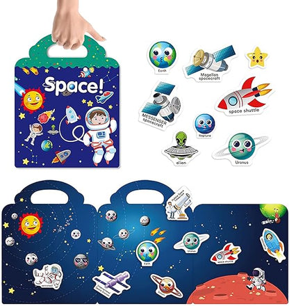 Chocozone 32 Reusable PVC Stickers Book Waterproof Stickers Toys (4 Variants)
