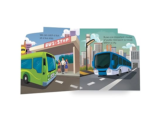 My First Shaped Board Books For Children: Transport - Bus - Aaram Parents