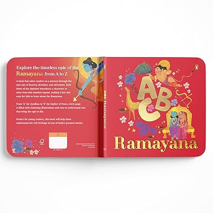 ABC Ramayana: Illustrated Alphabet Book by Penguin Early Learning Series - Aaram Parents