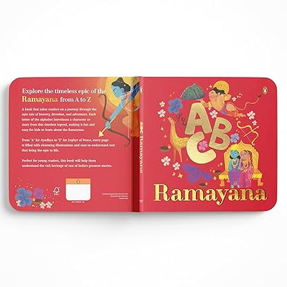 ABC Ramayana: Illustrated Alphabet Book by Penguin Early Learning Series - Aaram Parents