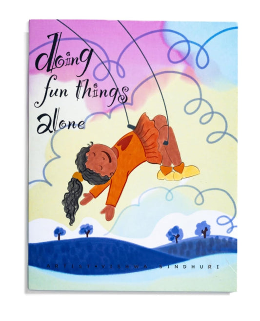 Little Boto Project- Doing Fun Things Alone - Children's Coloring Book