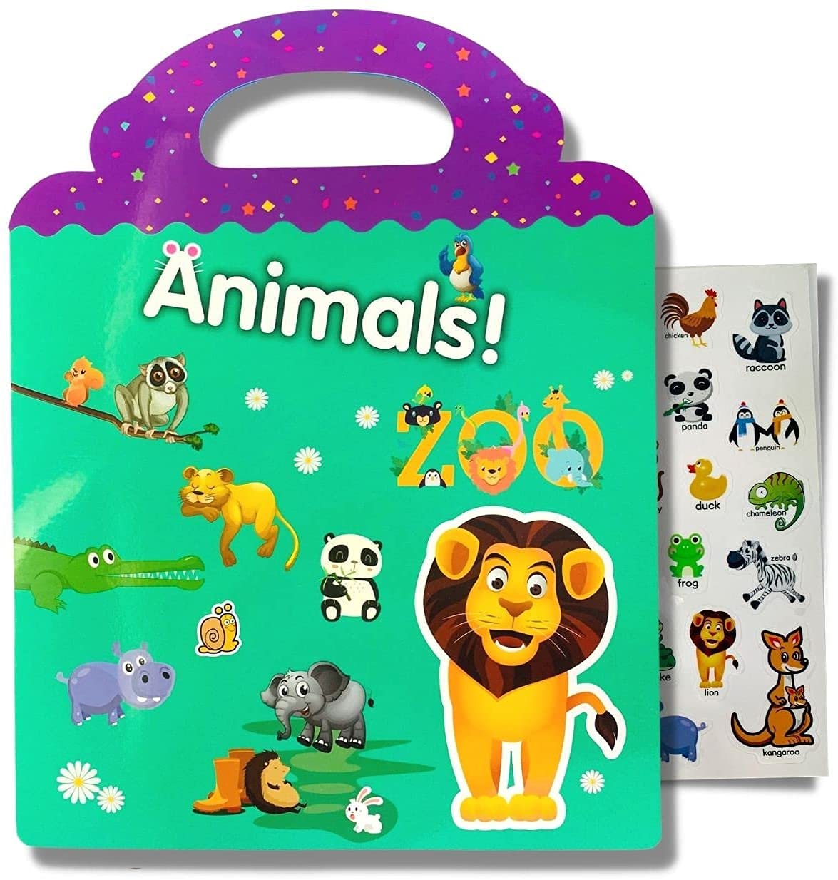 Chocozone 32 Reusable PVC Stickers Book Waterproof Stickers Toys (4 Variants)