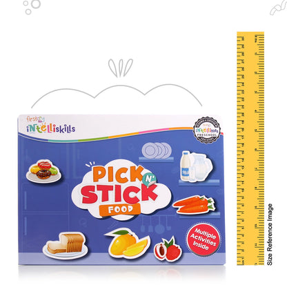 Intelliskills Premium Pick N' Stick Food Activity Busy Book
