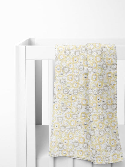 Haus & Kinder Muslin Swaddles For Newborn Pack Of 3 | 100% Cotton Baby Swaddle Blankets | Soft, Breathable, Lightweight, Organic | 100X100 Cm Citrus Groove Collection (Multicolor)