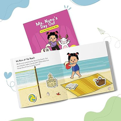Ms. Nunu's Day Out: Sticker Book for Kids - Aaram Parents