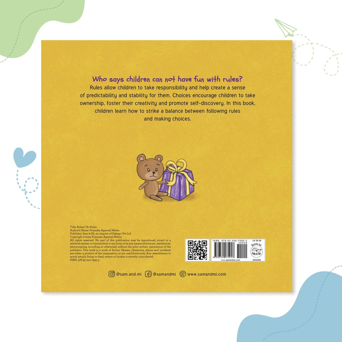 Rules/ No Rules: Baby Books on Following Rules While Having Fun