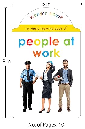 My Early Learning Book of People At Work: Attractive Shape Board Books For Kids - Aaram Parents