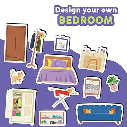 Skillmatics Creative Toy Magnetopia - 2 Variants- Design Your Home/ City - Aaram Parents