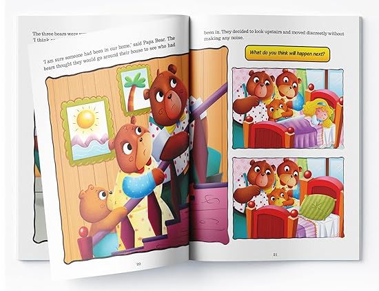 Fairy Tales Comprehension: Goldilocks and the three Bears - Aaram Parents