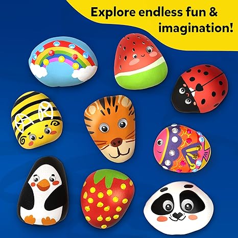 Skillmatics Rock Painting Painting Kit - Aaram Parents