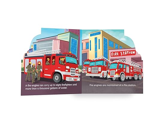 My First Shaped Board Books For Children: Transport - Fire Engine - Aaram Parents