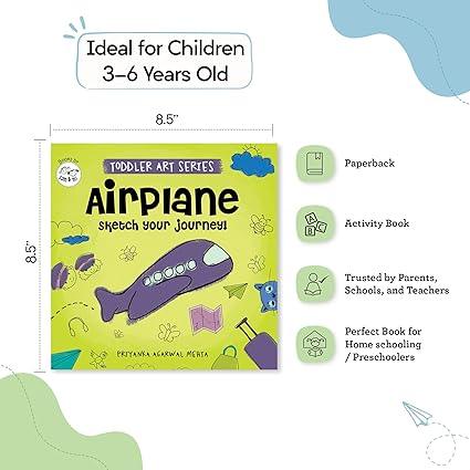 Airplane Doodles by SAM & MI: Activity Book - Aaram Parents