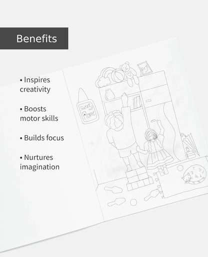 Little Boto Project- What's Love? Caring for Each Other - Children's Coloring Books