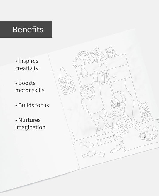 Little Boto Project- What's Love? Caring for Each Other - Children's Coloring Books