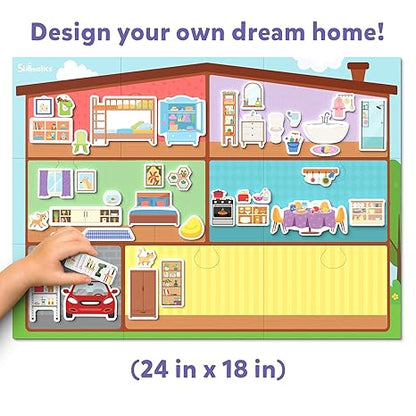 Skillmatics Creative Toy Magnetopia - 2 Variants- Design Your Home/ City - Aaram Parents