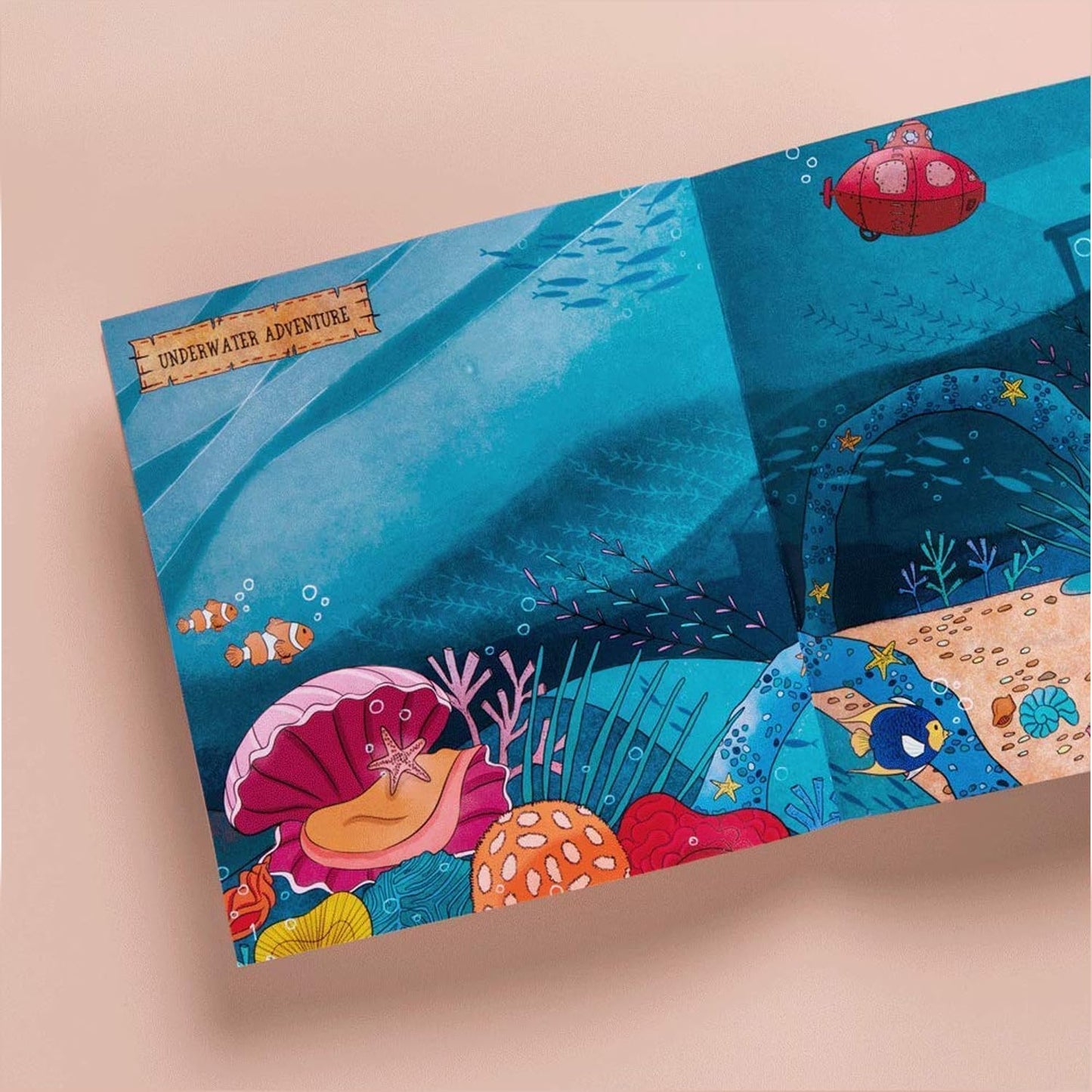 Sticky Scapes Adventure Sticker Book for Kids with 100+ Stickers | Quick Learning Sticker Activity Book For Fun and Creativity | Daffodil Lane Books