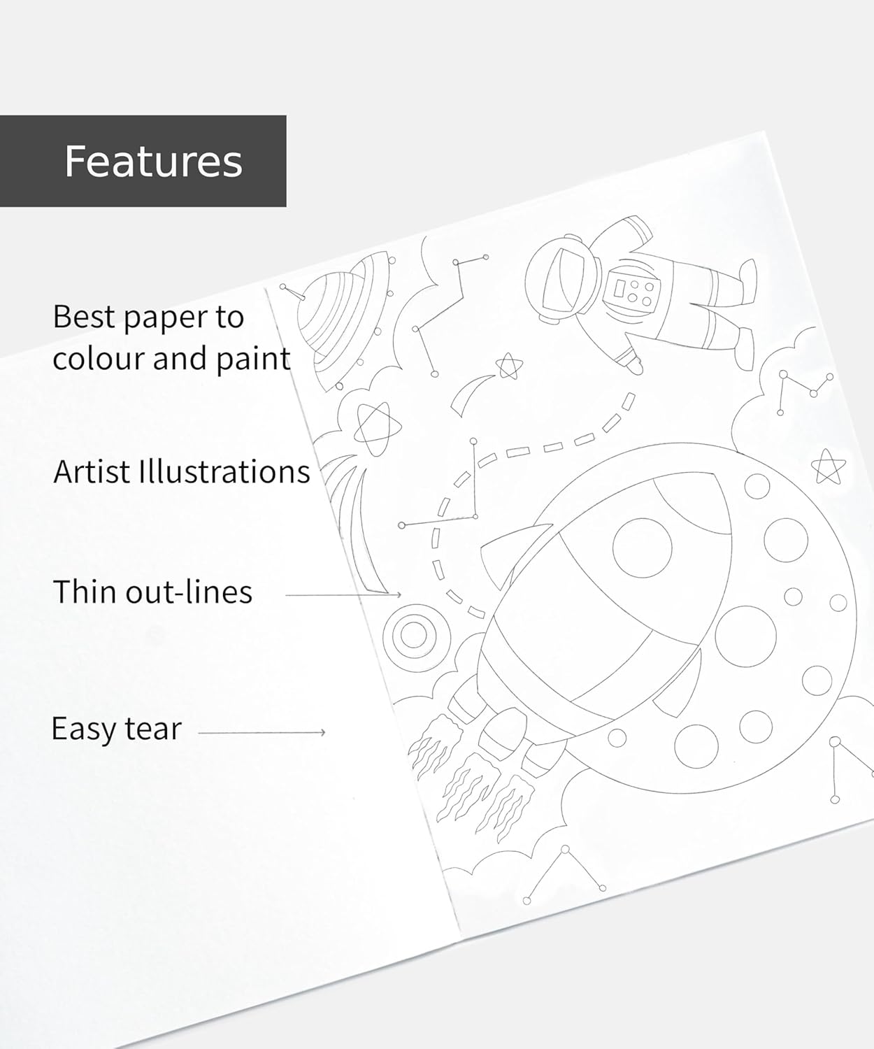 Little Boto Project- Happy Space - Children's Coloring Books