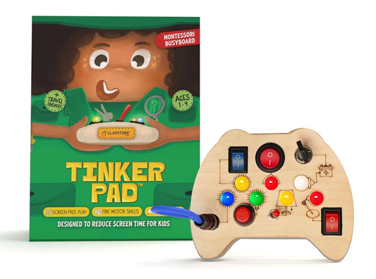 Clapstore Toys Tinker Pad Montessori Busy Board - Aaram Parents