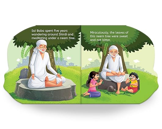 My First Shaped Board Book: Sai Baba - Aaram Parents