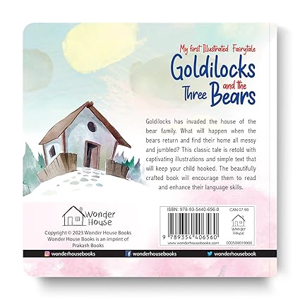 My first Illustrated Fairytale Board Book - Goldilocks and the Three Bears Board Book - Aaram Parents