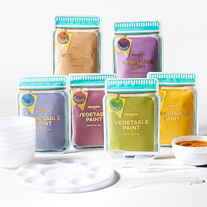 Jar Melo Washable Finger Paint Colors Set ÃƒÆ’Ã‚Â¢ÃƒÂ¢Ã¢â‚¬Å¡Ã‚Â¬ÃƒÂ¢Ã¢â€šÂ¬Ã…â€œ 6 Vibrant Colors for Kids - Aaram Parents