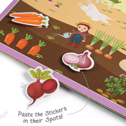 Intelliskills Premium Pick N' Stick Food Activity Busy Book