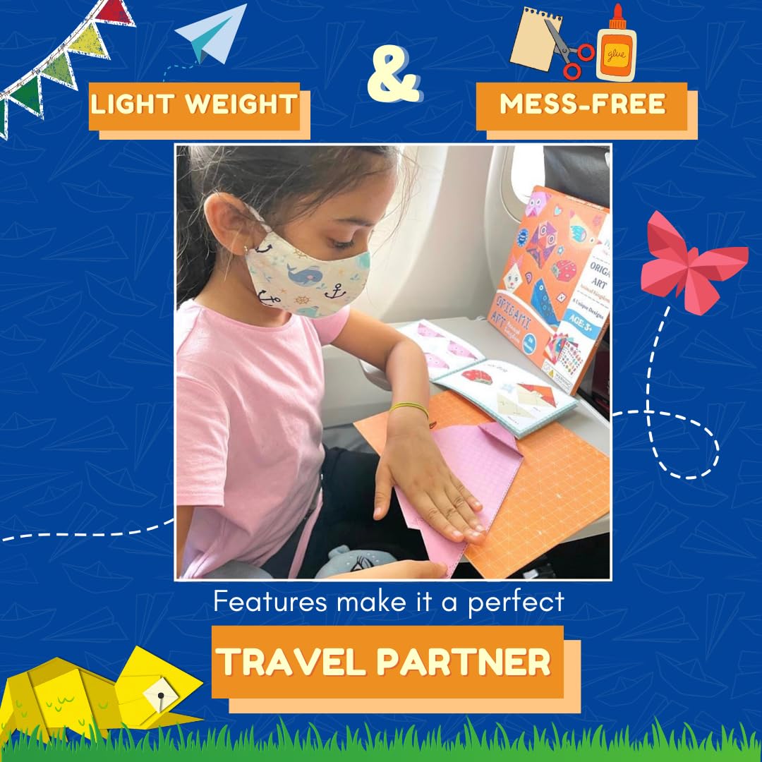PepPlay 3D Origami Art Paper- Animal Kingdom - Aaram Parents