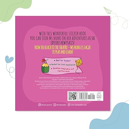 Ms. Nunu's Day Out: Sticker Book for Kids - Aaram Parents