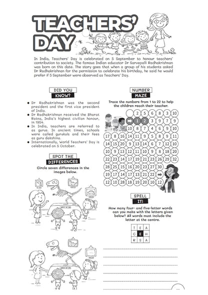 Festivals and Celebrations of India: Activity Book