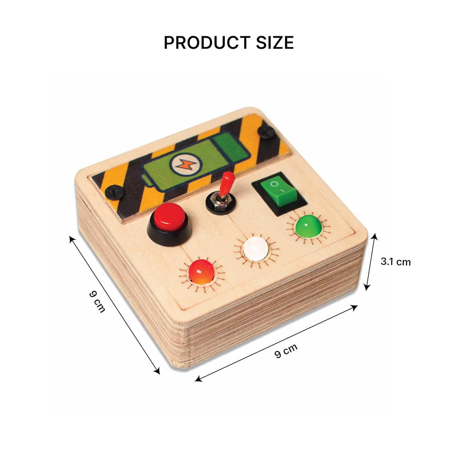 Clapstore Mini Switch Montessori Busyboard - Aaram Parents