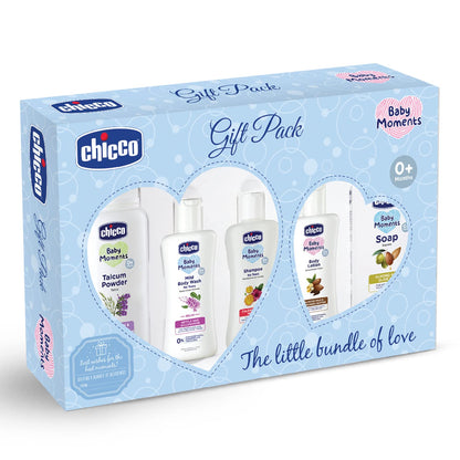 Chicco Baby Moments Essential Set Pink, Gift Set for Babies, 0m+