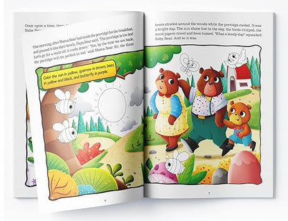 Fairy Tales Comprehension: Goldilocks and the three Bears - Aaram Parents