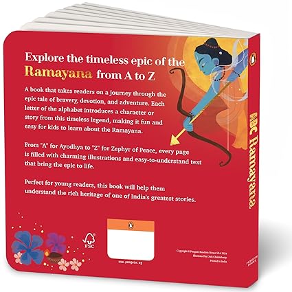 ABC Ramayana: Illustrated Alphabet Book by Penguin Early Learning Series - Aaram Parents