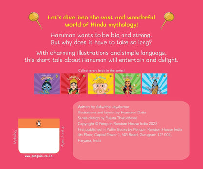 My Little Book of Hanuman (Illustrated board books on Hindu mythology, Indian gods & goddesses for kids age 3+; A Puffin Original)