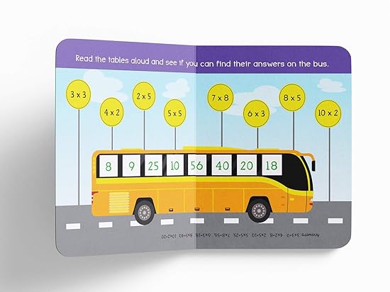 My First Padded Board Books of Times Table: Multiplication Tables From 1 - 20 - Aaram Parents