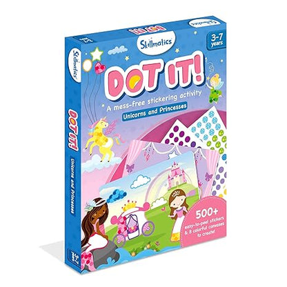 Skillmatics Dot It! Unicorn & Princesses Sticker Craft Kit - Aaram Parents