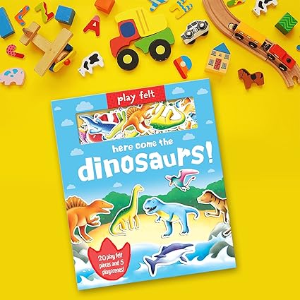 SOFT FELT PLAY BOOKS: DINOSOURS - Aaram Parents