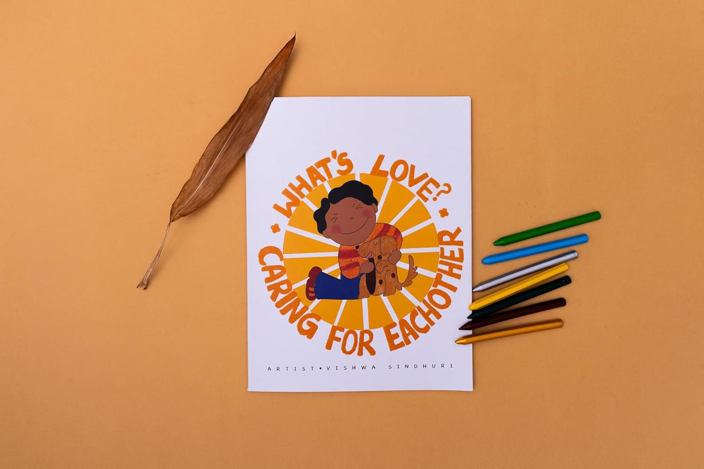 Little Boto Project- What's Love? Caring for Each Other - Children's Coloring Books