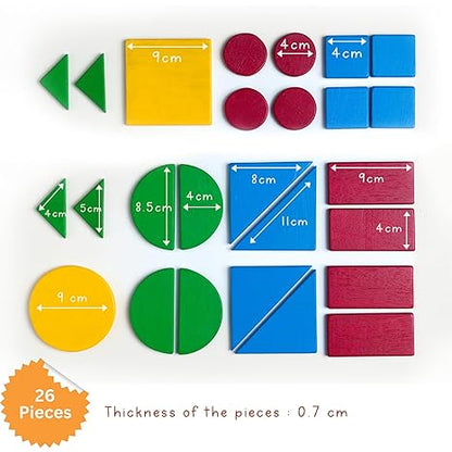Gubbachhi Rangoli Wooden Puzzle - 26 Pieces - Aaram Parents