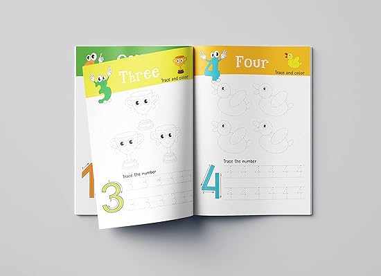 Preschool Activity Book: 123 - Numbers 1-10 Tracing Book For Kids - Aaram Parents