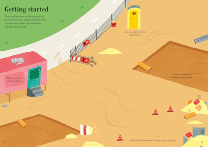 Little First Stickers- Building Site