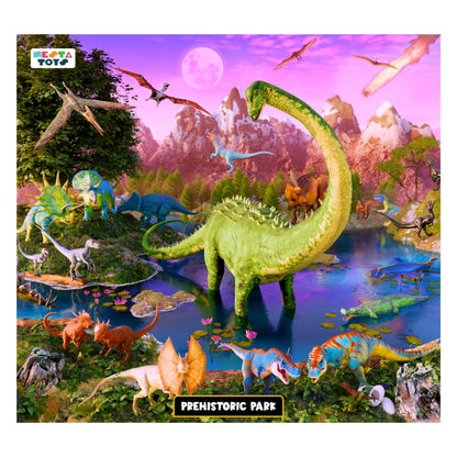 Nesta Toys - Educational Jigsaw Puzzles (64 Pcs) - 4 Variants: India Map, Modes of Transport, Prehistoric Park, Construction Site